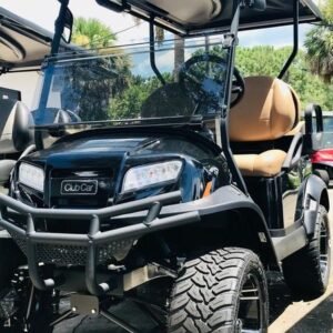 2026 Club Car Onward Lifted 4-Passenger Gas Golf Cart | Metallic Tuxedo Black | Off-Road Ready!