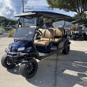 2026 Club Car Onward Lifted 6-Passenger Gas PTV | Onyx Blue | Unlimited Family Fun!