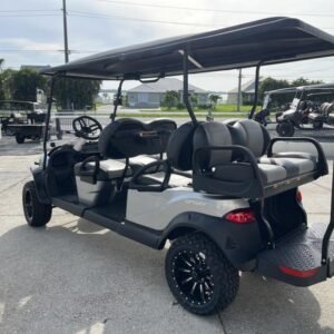 2026 Club Car Onward Lifted 6-Passenger Gas PTV | Metallic Signature Silver | Range Ready!